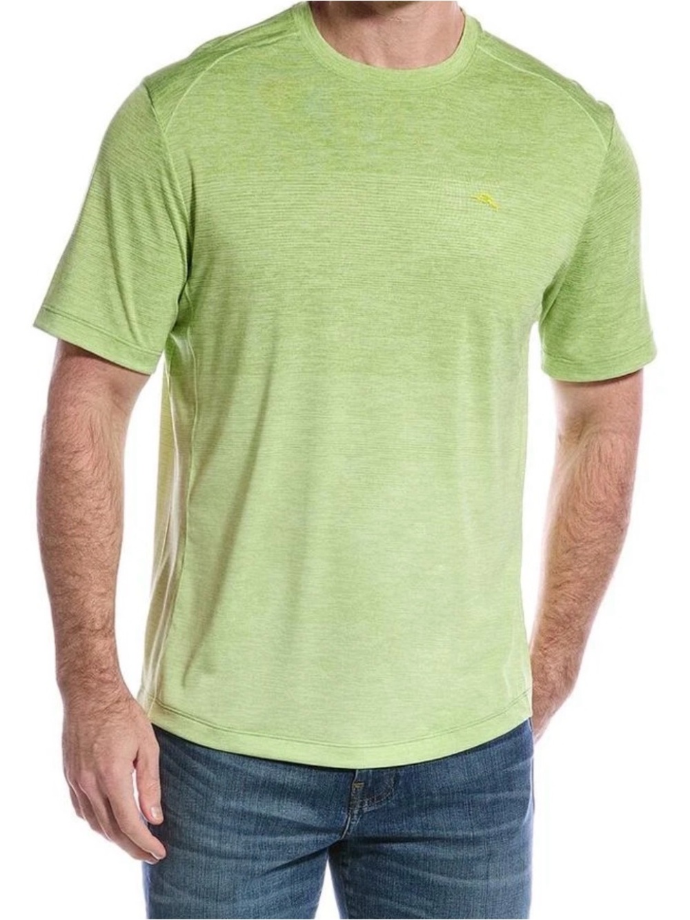 Tommy Bahama Islandzone Oasis Fade Crew Lime Green Short-Sleeve Tee Men’s 4XLB